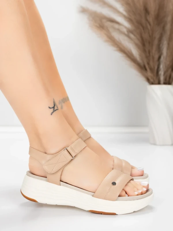 ženski sandali iz pravega usnja 036 Breskev | Advancer