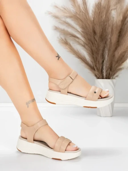 ženski sandali iz pravega usnja 036 Breskev | Advancer