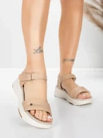 ženski sandali iz pravega usnja 036 Breskev | Advancer