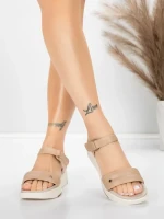 ženski sandali iz pravega usnja 036 Breskev | Advancer