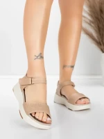 ženski sandali iz pravega usnja 037 Breskev | Advancer