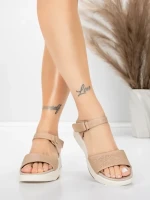 ženski sandali iz pravega usnja 037 Breskev | Advancer