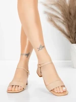 ženski sandali iz pravega usnja 22396 Breskev | Advancer