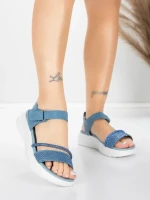 Ženski sandali s platformo 5GS68 Modra | Mei
