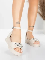 Ženski sandali s platformo 5H75 Bež | Mei