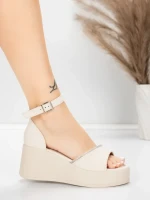Ženski sandali s platformo 5H76 Bež | Mei