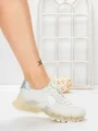 Pantofi Sport Dama din piele naturala 2382-3 SILVER | FRANCO GERARDO
