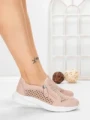 Pantofi Casual Dama din piele naturala CS07 PINK | FRANCO GERARDO