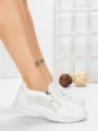 Pantofi Casual Dama din piele naturala CS07 WHITE | FRANCO GERARDO