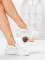 Pantofi Casual Dama din piele naturala CS07 WHITE | FRANCO GERARDO