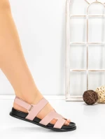 Sandale Dama cu Talpa Joasa 5PT30 ALL PINK | MEI