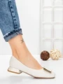 Balerini Dama din piele naturala 1236188 CREAM | FORMAZIONE
