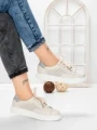Pantofi Casual Dama din piele naturala KD87981 CREAM | BERLINER