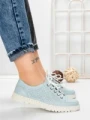 Pantofi Casual Dama din piele naturala K251-1 LIGHT BLUE | GALLOP