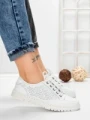 Pantofi Casual Dama din piele naturala K251-1 WHITE | GALLOP