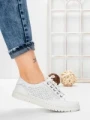 Pantofi Casual Dama din piele naturala K251-1 WHITE | GALLOP