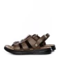 Sandale Barbati din piele naturala 95017 GREY | MELS