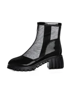 Ghete Dama din piele naturala 329 BLACK | FORMAZIONE
