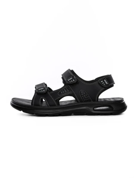 Sandale Barbati din piele naturala J24 BLACK | MELS