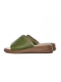 Papuci Dama din piele naturala 22102 GREEN | FORMAZIONE