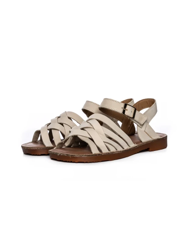 Sandale Dama din piele naturala 1586 CREAM | FORMAZIONE