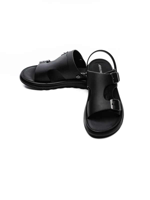 Sandale Barbati din piele naturala 6807 BLACK | ADVANCER