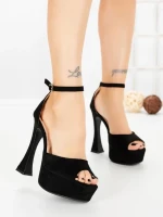 Pantofi Stiletto KL63-7 BLACK | CINK ME