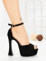 Pantofi Stiletto KL63-7 BLACK | CINK ME