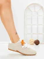 Pantofi Sport Dama L-523 BEIGE | CINK ME