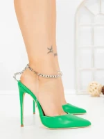 Pantofi Stiletto TOT-133 GREEN | L.DAY
