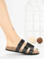 Papuci Dama cu Talpa Joasa SY1107 BLACK | ABLOOM