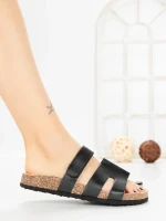 Papuci Dama cu Talpa Joasa SY1107 BLACK | ABLOOM
