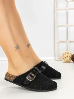 Papuci Dama cu Talpa Joasa 5LE36 BLACK | MEI