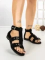 Sandale Dama cu Talpa Joasa 5LE26 BLACK | MEI