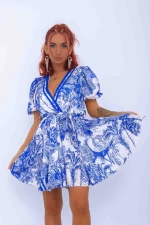Ženska obleka 3624 Modra | Fashion