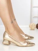 Pantofi Stiletto DB-3438 GOLD | BUONAROTTI