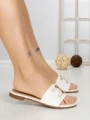 Papuci Dama cu Talpa Joasa 5174 WHITE | CM