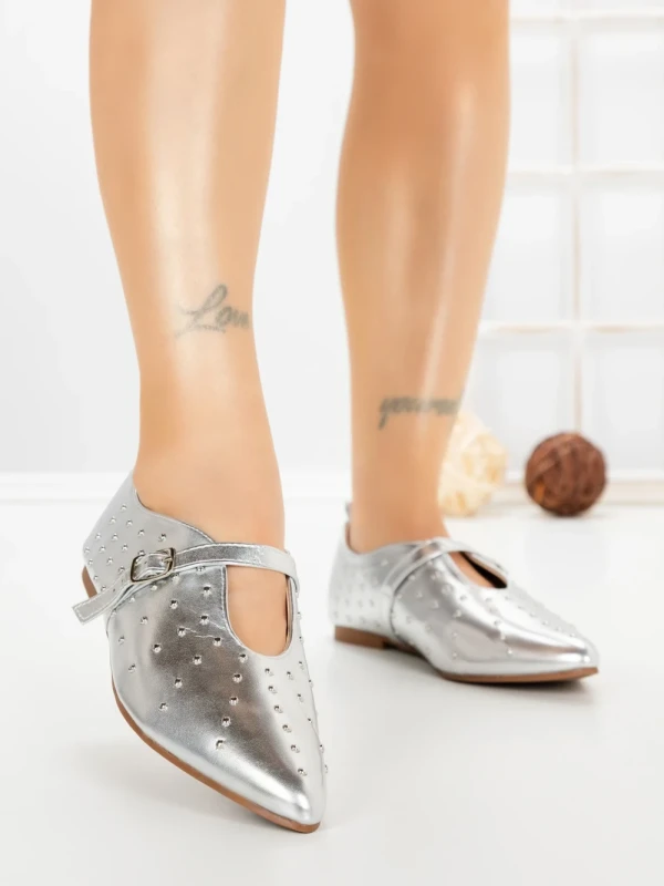 Pantofi Casual Dama 8236 SILVER | CM
