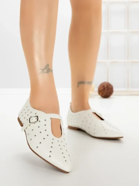 Pantofi Casual Dama 8236 WHITE | CM