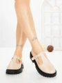 Pantofi Casual Dama 77-571 BEIGE | CM