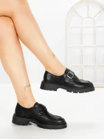 Pantofi Casual Dama 77-653 BLACK | CM