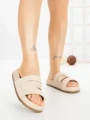 Papuci Dama cu Platforma 2021 BEIGE | GALLEVANI