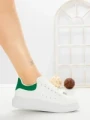 Pantofi Sport Dama TT-9 WHITE-GREEN | EMAS