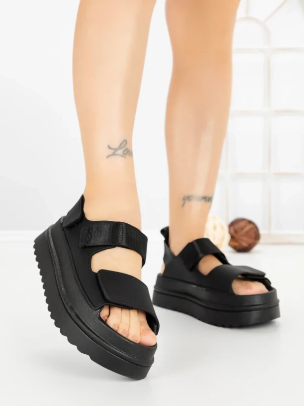 Sandale Dama cu Platforma JM576 NEGRO | ANNALISE