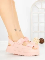 Sandale Dama cu Platforma JM576 ROSA | ANNALISE