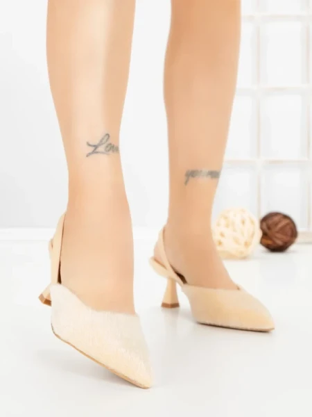 Pantofi Stiletto 88106 BEIGE | GOWIN