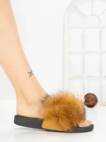 Papuci Dama cu Talpa Joasa 218-98 CAMEL | VIVIRICH