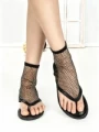 Papuci Dama cu Talpa Joasa GG-73 BLACK | EMAS