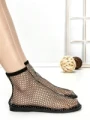 Sandale Dama cu Talpa Joasa GG-75 BLACK | EMAS