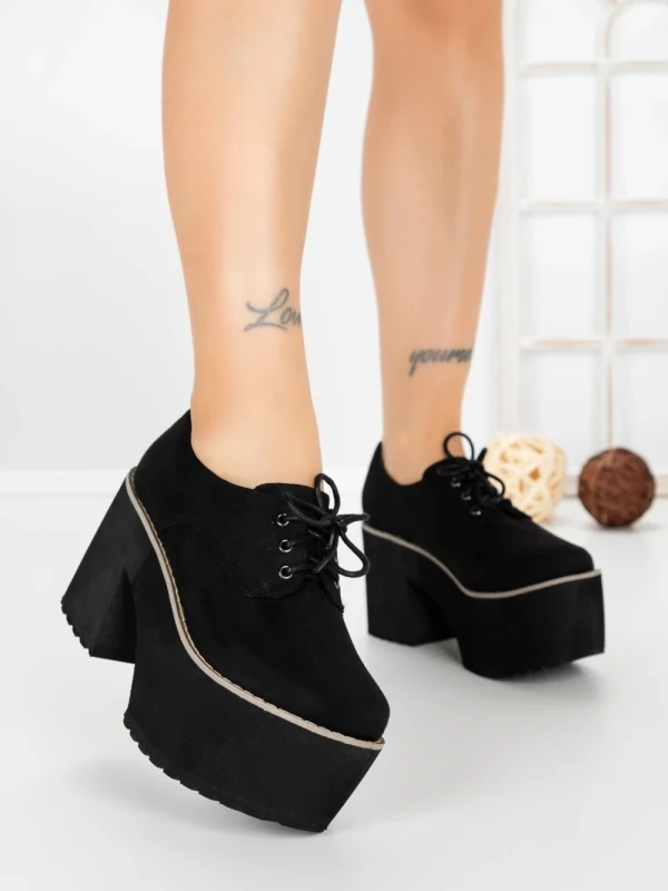 Pantofi Casual Dama 8602N NEGRO | STEPS HIGHER